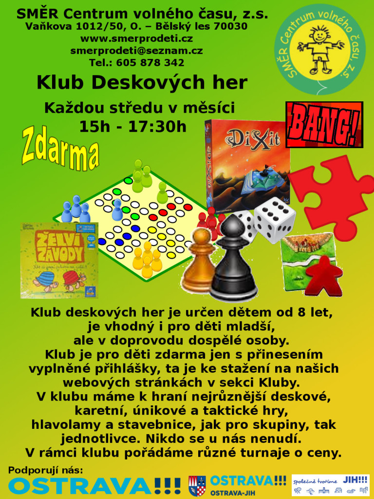 klub deskových her 19-20